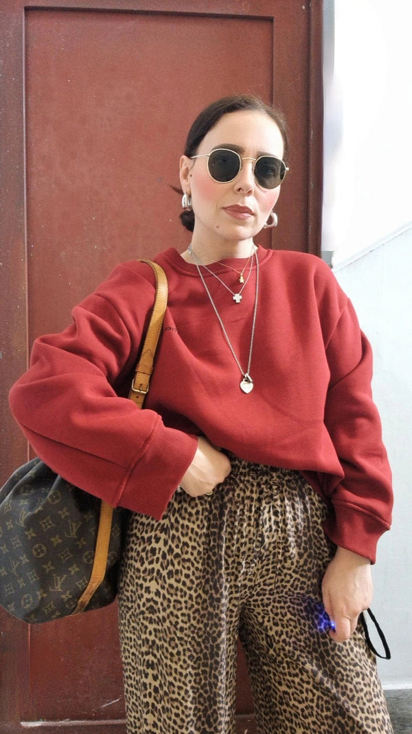 Felpa MUST HAVE bordeaux