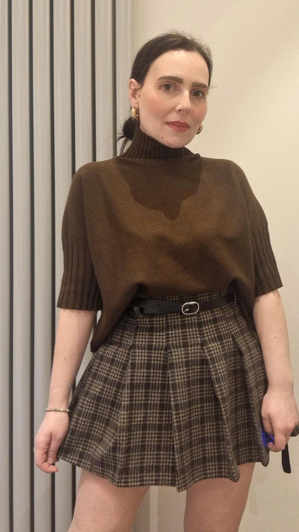 Minigonna con cintura